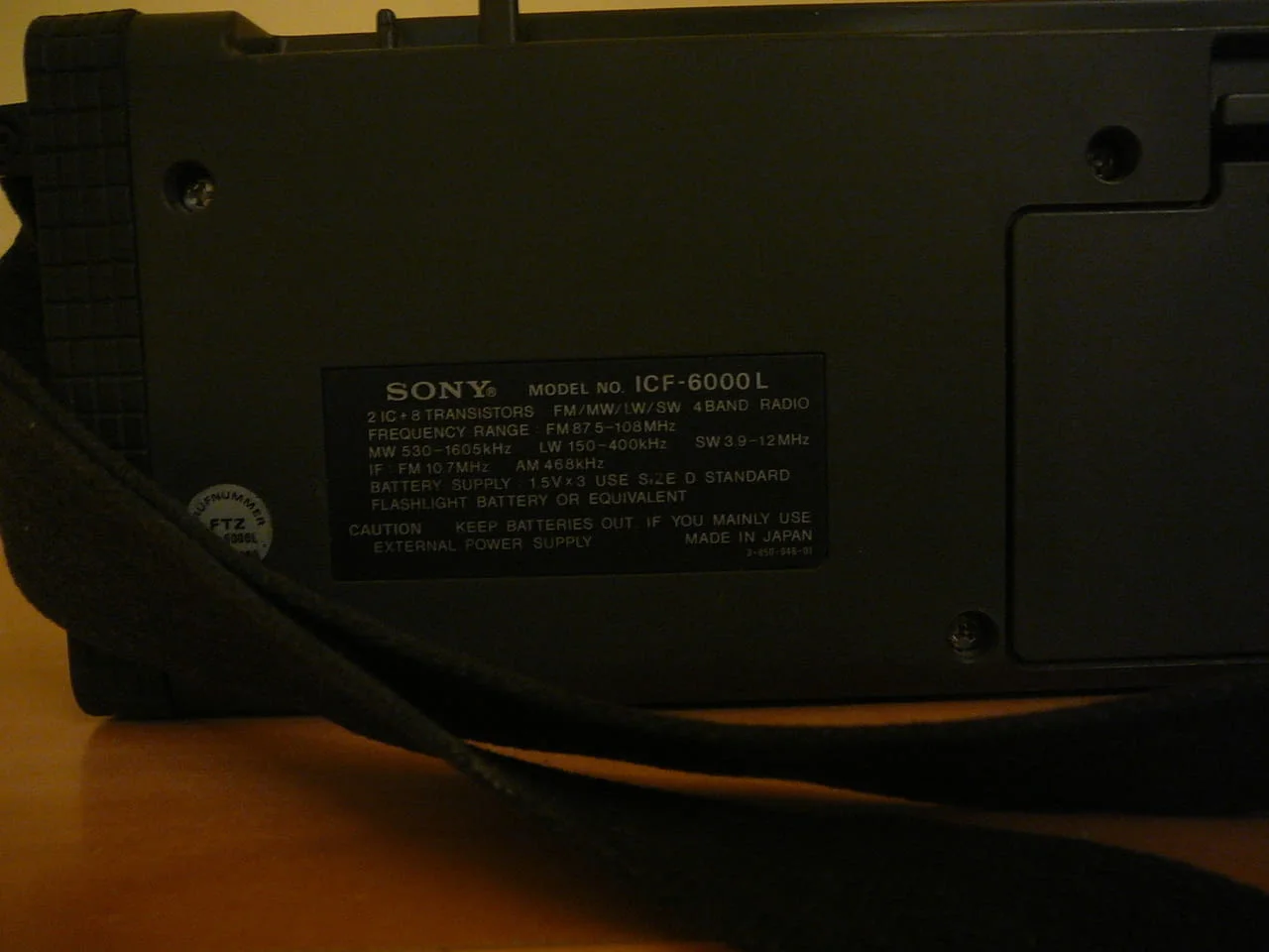 Sony icf-6000l — снимка 8
