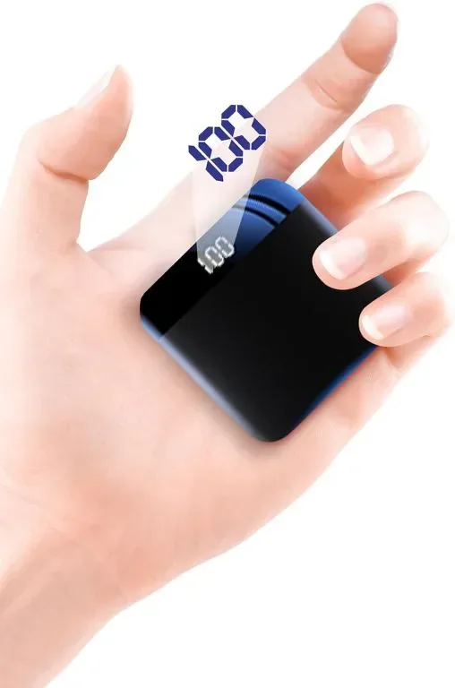 Bscame Power Bank, 10000mAh преносимо зарядно устройство USB-C Ultra-Compact, QC3.0