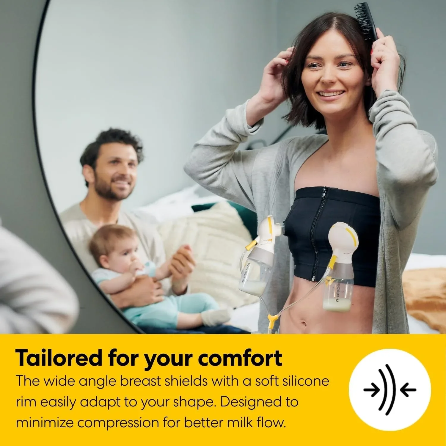 Medela Freestyle Mini Classic – двойна електрическа помпа за кърма с PersonalFit Flex щитове — снимка 5