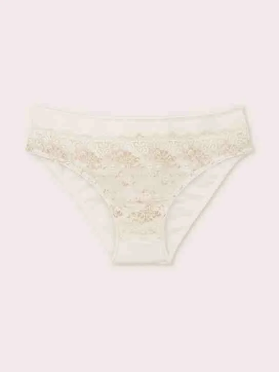 Jadea S, M, L, XL сини, шампанско италиански памучни слипове дантелена бикина женски бикини Жадея — снимка 7