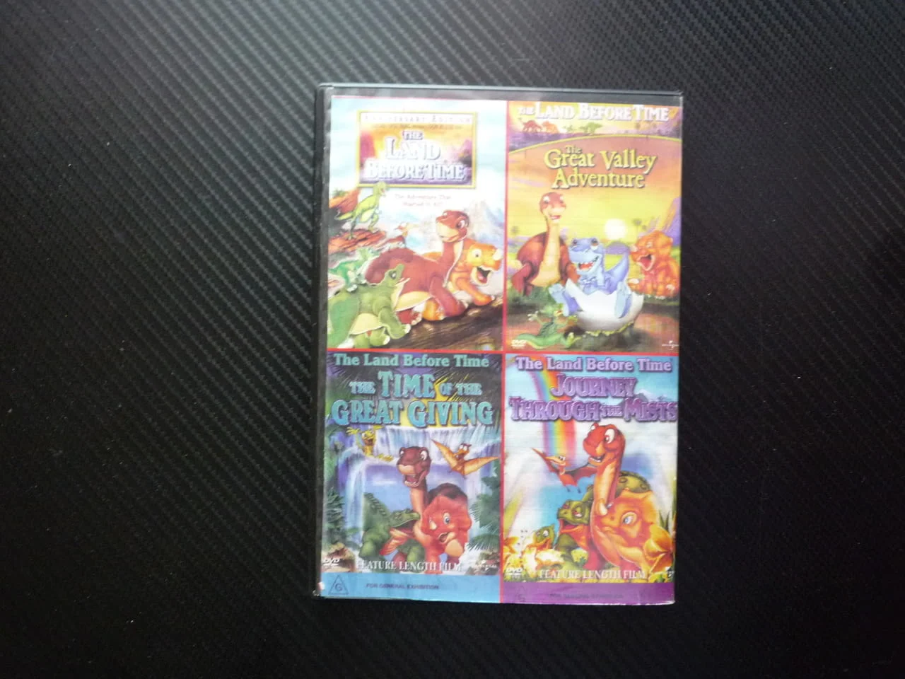 Земята преди време DVD филм 5 часа анимация динозаври приключения филмчета детски диск забавление — снимка 3