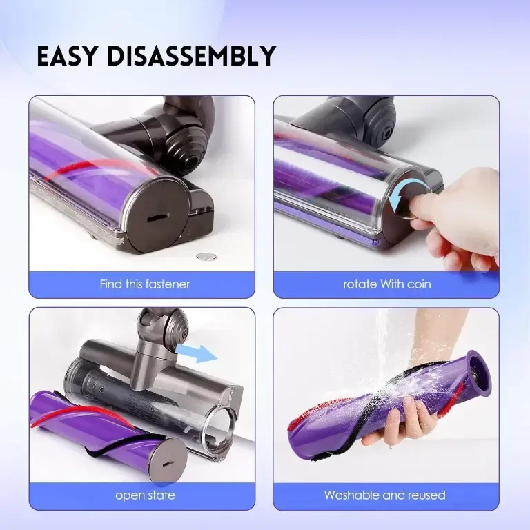 Бързо освобождаваща се глава за прахосмукачка Dyson V7 V8 V10 V11 V15, — снимка 6