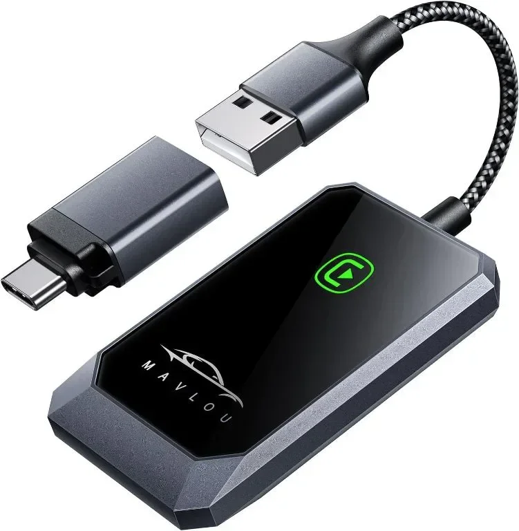 Безжичен адаптер Carplay за Apple, Carplay преобразува кабелен в безжичен CarPlay Dongle