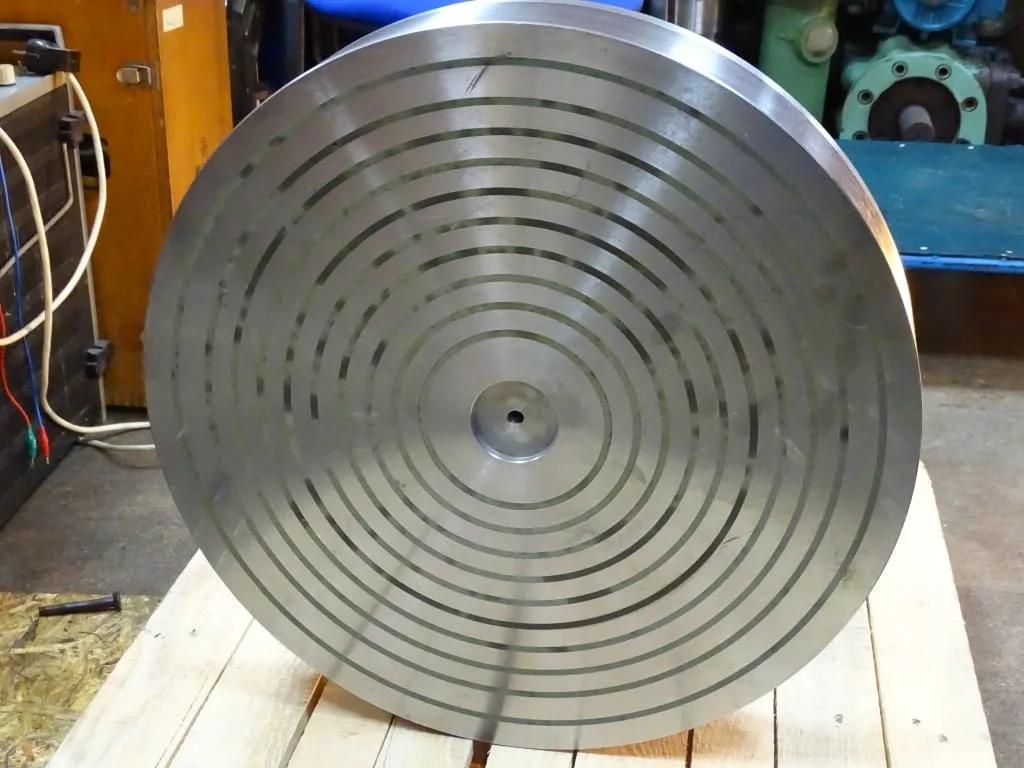 Магнитна маса кръгла Elektro-Magnet C 500 electromagnetic table VEB TGL10272 — снимка 2