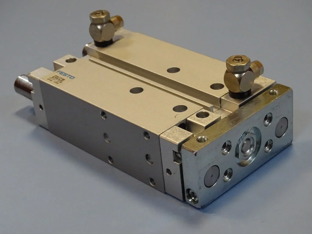 Пневматичен блок Festo DFM-25-80-B-PPV-A-GF Guided drive/Linear guide — снимка 2