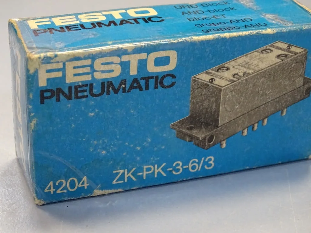 Пневматичен блок Festo ZK-PK-3-6/3 4204 Block Pneumatic Logic Valve — снимка 10