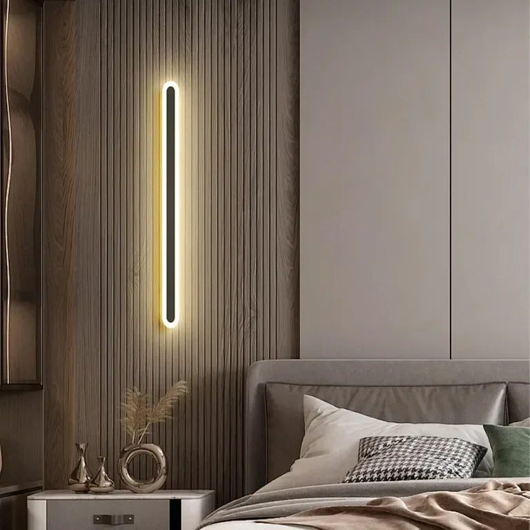 Warmiehomy Външна стенна лампа, алуминиева и акрилна LED стенна лампа, IP67, 80 см, 1620LM, 18W — снимка 6
