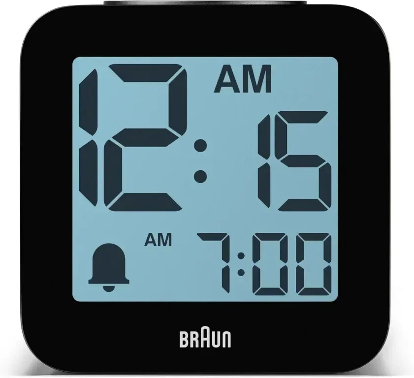 Цифров говорещ будилник Braun с дрямка, позитивен LCD дисплей, BC25BP — снимка 5