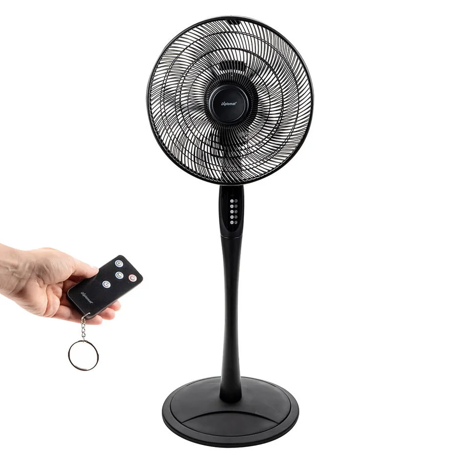 Вентилатор на стойка 16''Diplomat DX-555RC 2в1, 55W, Wi-Fi, таймер, височина 72/124.5 cm — снимка 4