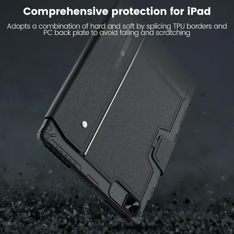 Калъф с клавиатура Nillkin за iPad Air 13 инча M2 2024, iPad Pro 12.9 — снимка 6
