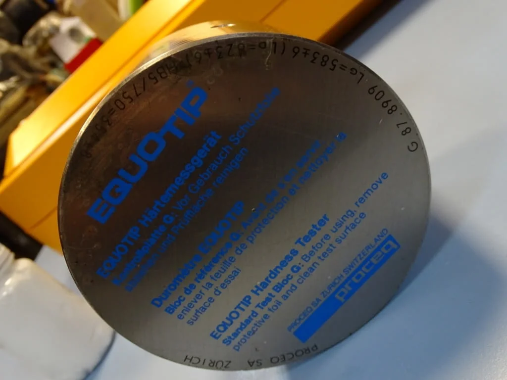 Тестов блок Proceg EQUOTIP Test Block G 87.8909 — снимка 5