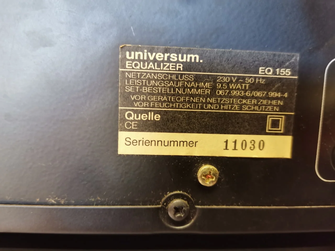 Universum EQ-155, C-155, V-155 — снимка 8