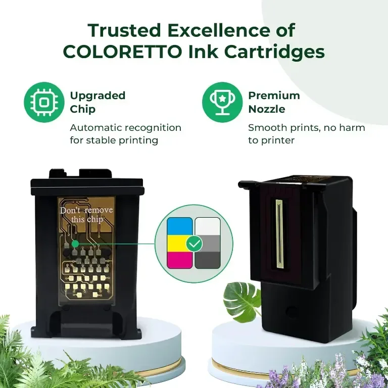 COLORETTO 2 бр черни касети с мастило за принтер PG-560XL за Canon Pixma TS5350 TS7450 TS5351 TS5352 — снимка 4