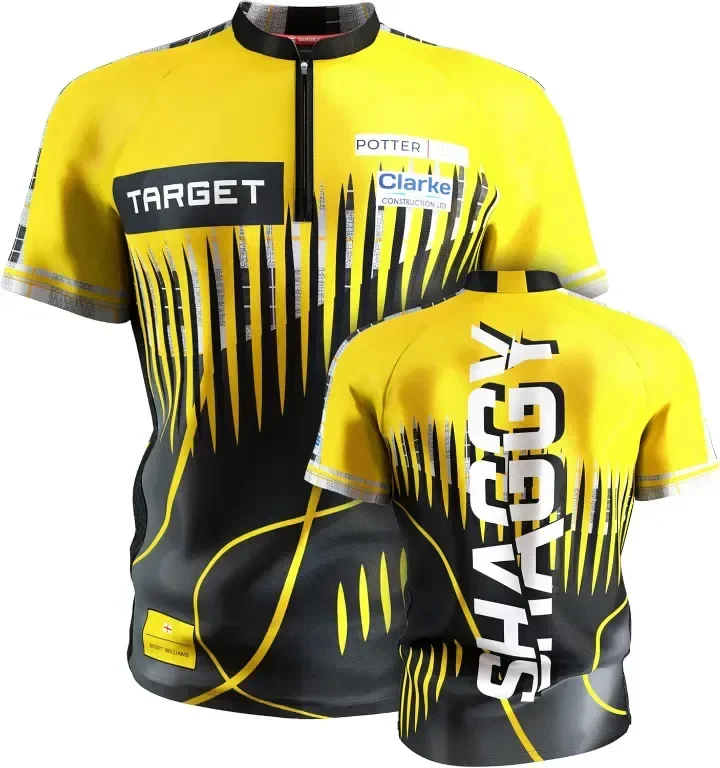 TARGET Darts Scott Williams Dart Shirt 2025: Мъжка тениска за дартс за Световното първенство 2025