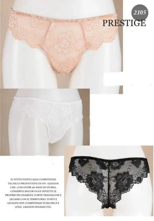 Lormar S, M, L, XL черна, телесна, бяла италианска дантелена бразилиана женска дантелена бразилка Лормар — снимка 2