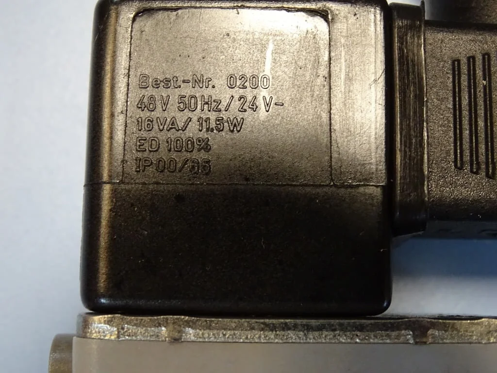 Пневматичен разпределител HERION 2637050 solenoid valve G1/2 2-10Bar — снимка 4