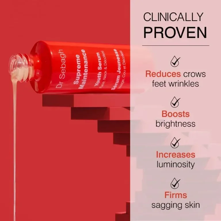 Dr Sebagh серум против стареене за лице, шия и деколте - 30 ml — снимка 3