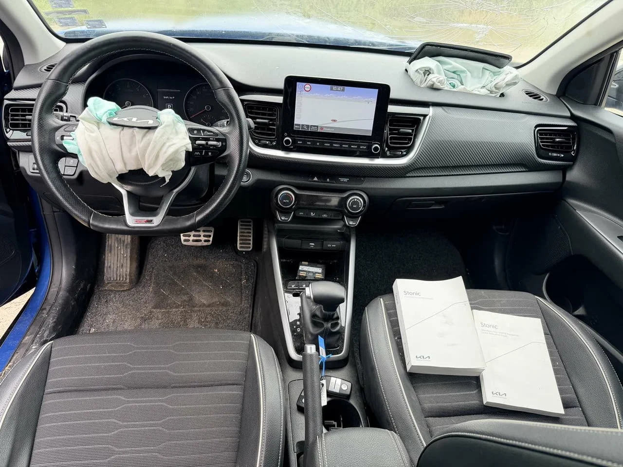 Kia Stonic 1.0 T-GDi двигател G3LF 120 кс., бензин/електро, автоматик 7 ск., 46000 км., 2022 г., eur — снимка 10