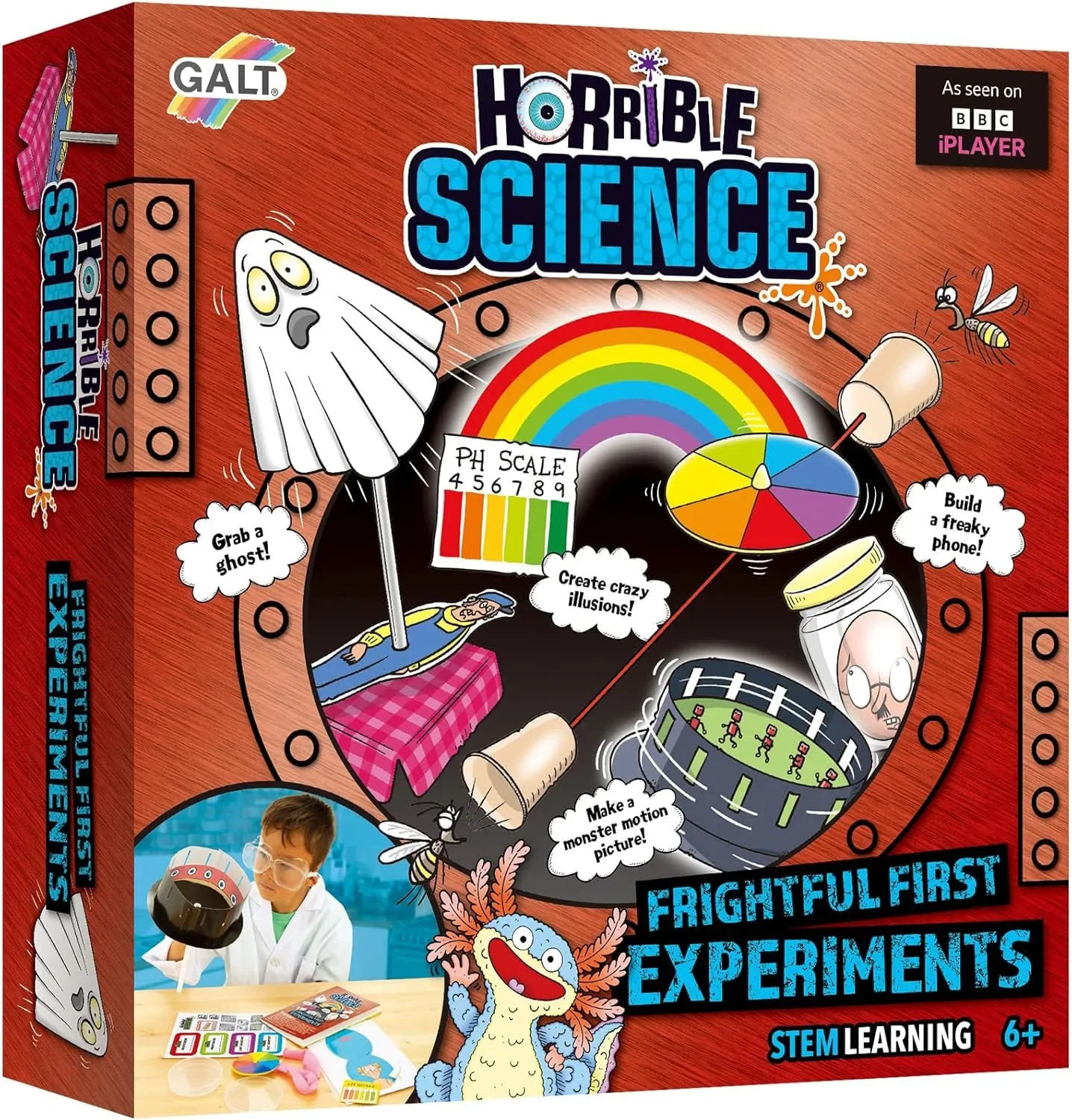 Galt Horrible Science – Комплект за 18 ужасяващи научни експерименти (STEM, 6+)