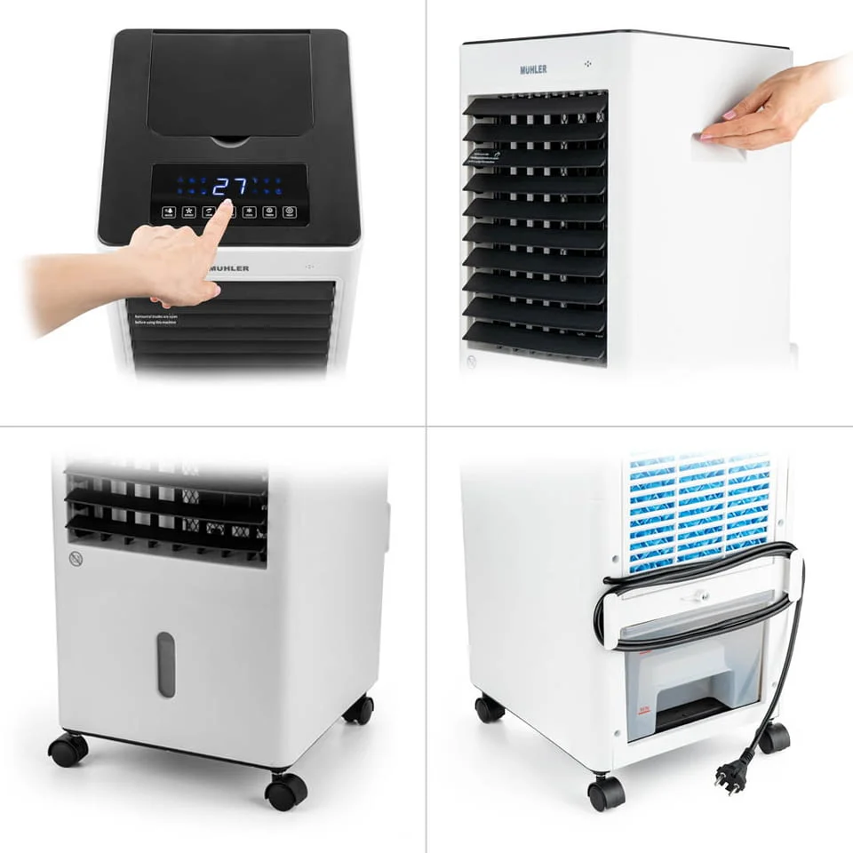 Мобилен охладител и отоплител Muhler MC-6066H, 2000W, LED — снимка 5