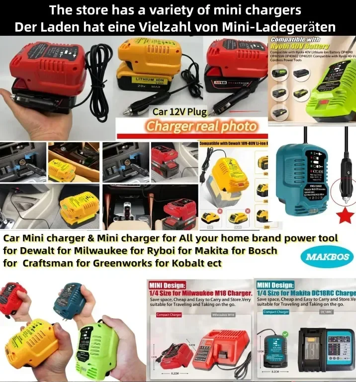 12V адаптер за батерия BOSCH 18V към 12V понижаващ преобразувател с конектор за запалка — снимка 8