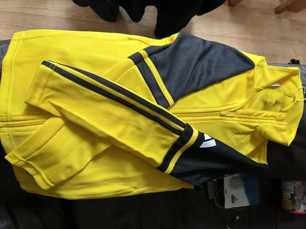 Adidas Унисекс Детско яке Squadra25 Детски суичър, 11-12 години — снимка 5