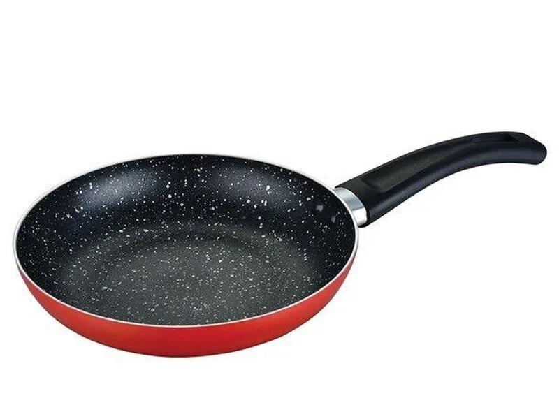 Тигани комплект Muhler MR-2824S NEW с шпатула, 24x4.5cm, 28x5 cm, червени — снимка 2
