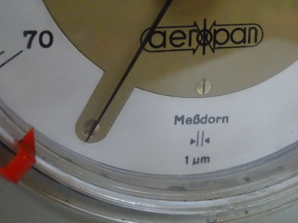 Уред за активен контрол VEB Massi AEROPAN B-IV dual air gauge 3-5kp/cm2 — снимка 3