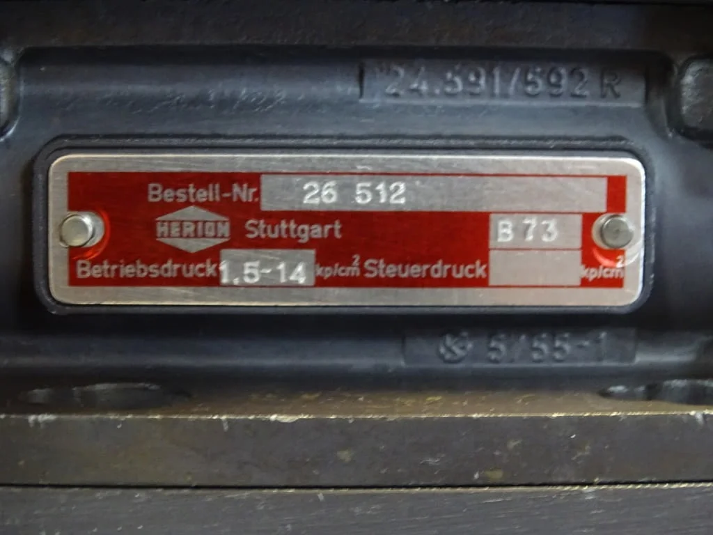 Пневматичен разпределител HERION 26512B73 Solenoid Valve 220V/50Hz G1/2 — снимка 2