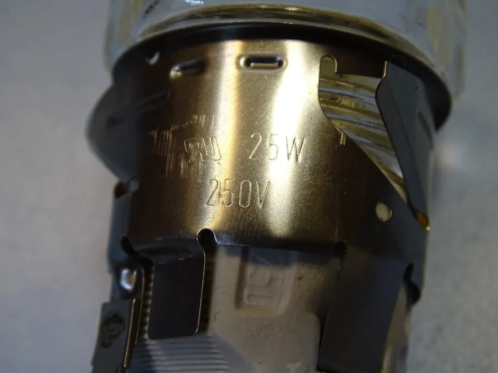 Термоустойчива лампа с керамичен цокъл BJB 77222 Holder lamp 250V 25W — снимка 5
