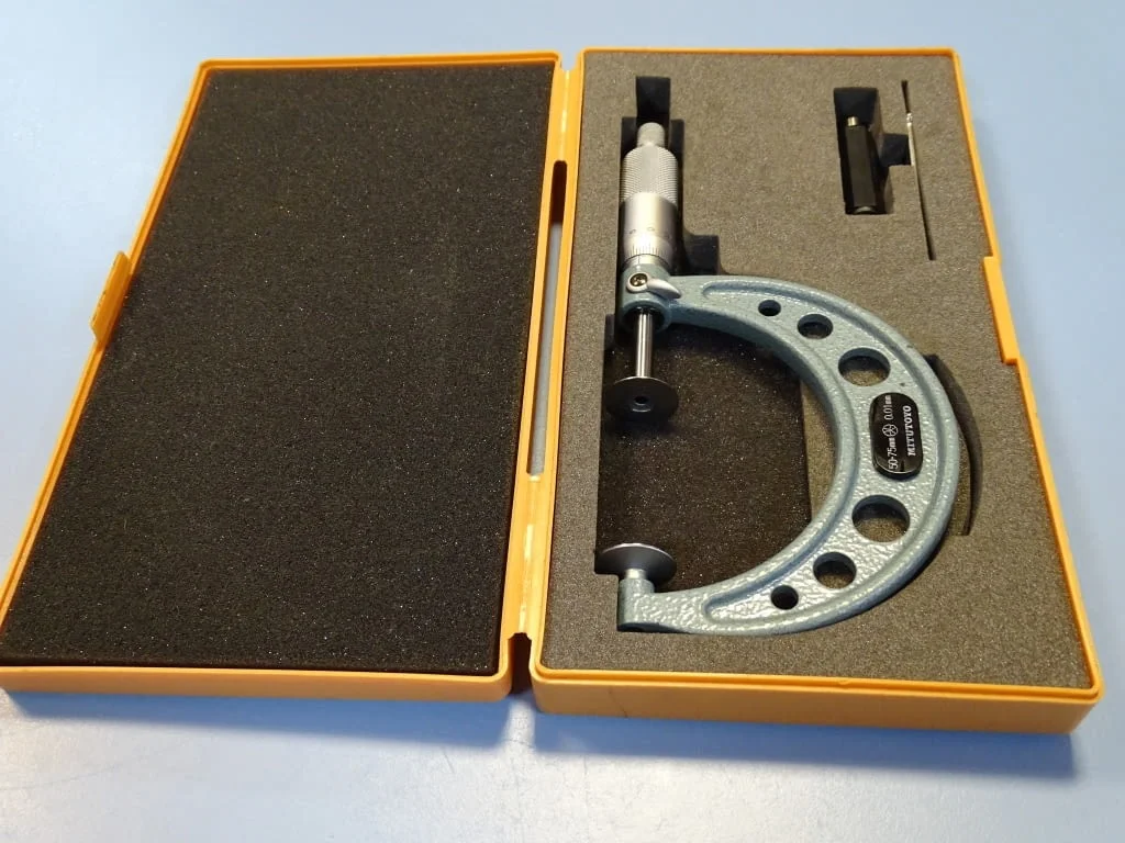 Дисков микрометър Mitutoyo 123-103 (GMA-75) 50-75mm disk micrometer — снимка 5