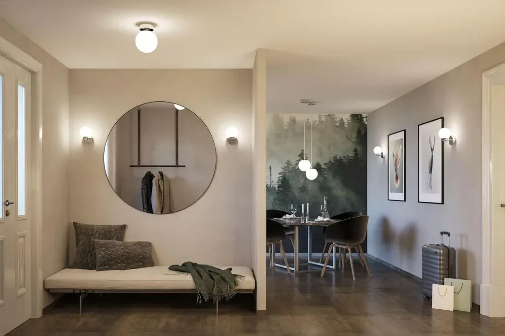 Paulmann 71067 LED стенно осветително тяло Selection Bathroom Gove IP44 3000K 400lm 230V 5W, хром — снимка 7