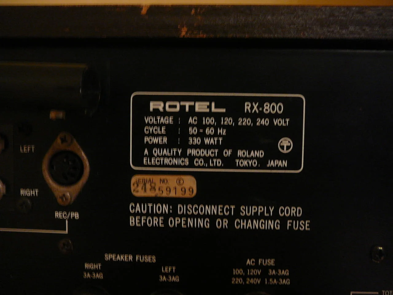Rotel rx-800 — снимка 9