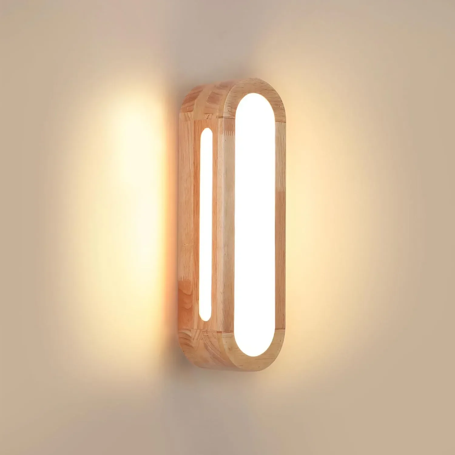Дървен LED аплик MELAYR 4768507 с топла светлина 3000 K