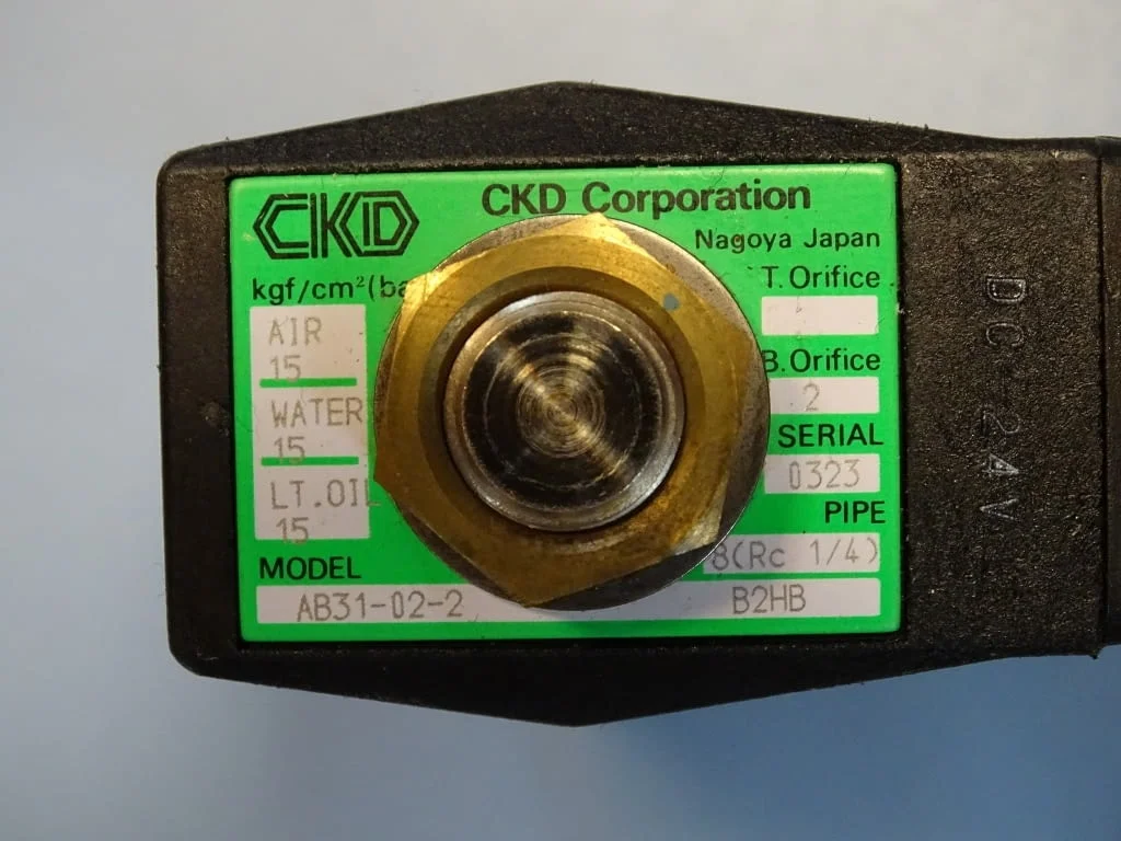 Магнет вентил CKD AB31-02-2B2HB Solenoid Valve 24VDC — снимка 4