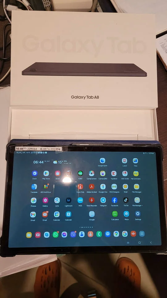 Tablet A8 samsung SM –X205 , 10.5”, SIM карта, SD карта, като нов,