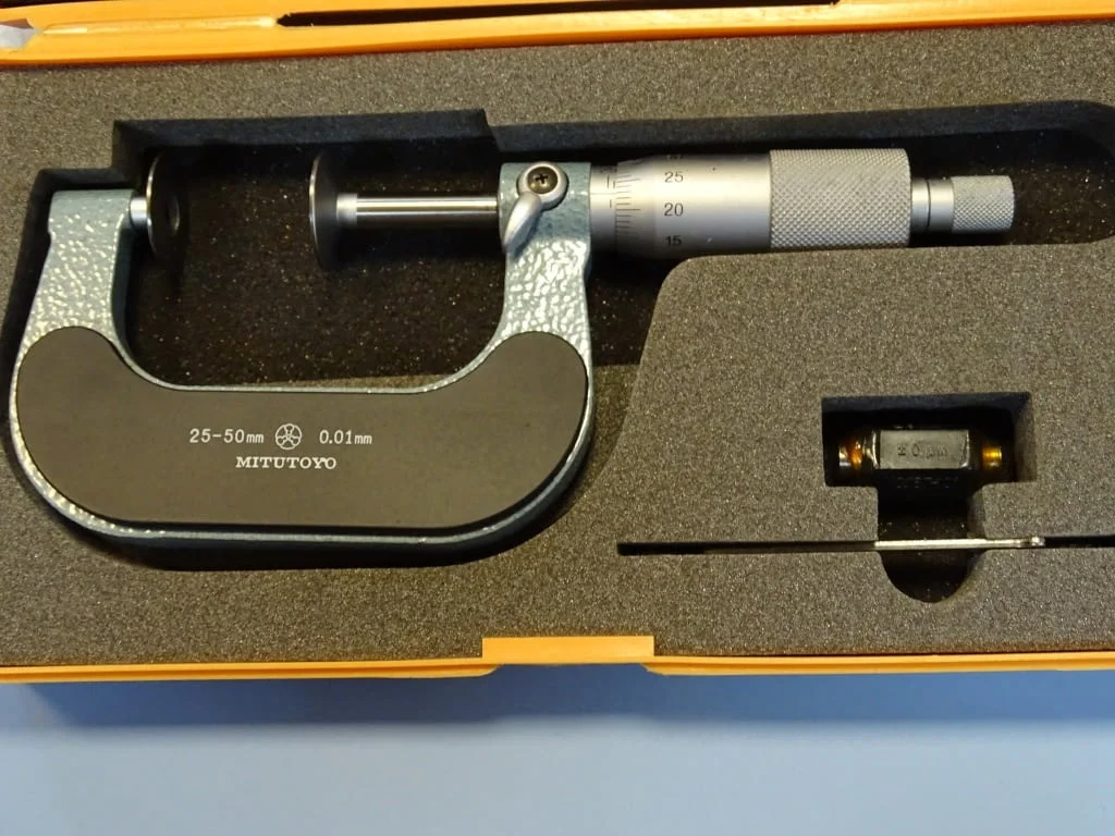 Микрометър дисков Mitutoyo 123-102 (GMA-50) 25-50mm disk micrometer — снимка 2
