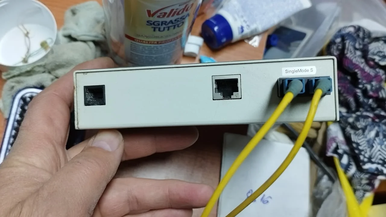 Wizlan - WLM-220 преобразувател на оптичен сигнал - влакна - конвертор — снимка 2
