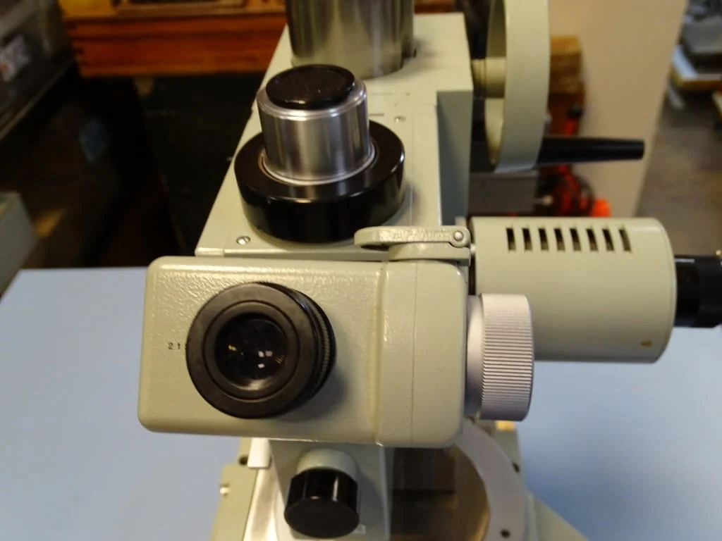 Микроскоп инструментален Carl Zeiss Jena BK 70x50 DDR Messmicroskop — снимка 6