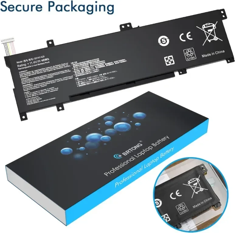 Батерия за лаптоп BRTONG B31N1429, съвместима с ASUS, 11.4v 48Wh — снимка 3