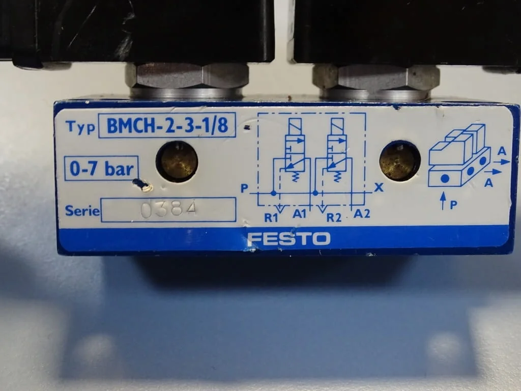 Пневматичен вентил Festo BMCH-2-3-1/8 Solenoid Valve 0-7Bar 24VDC — снимка 2