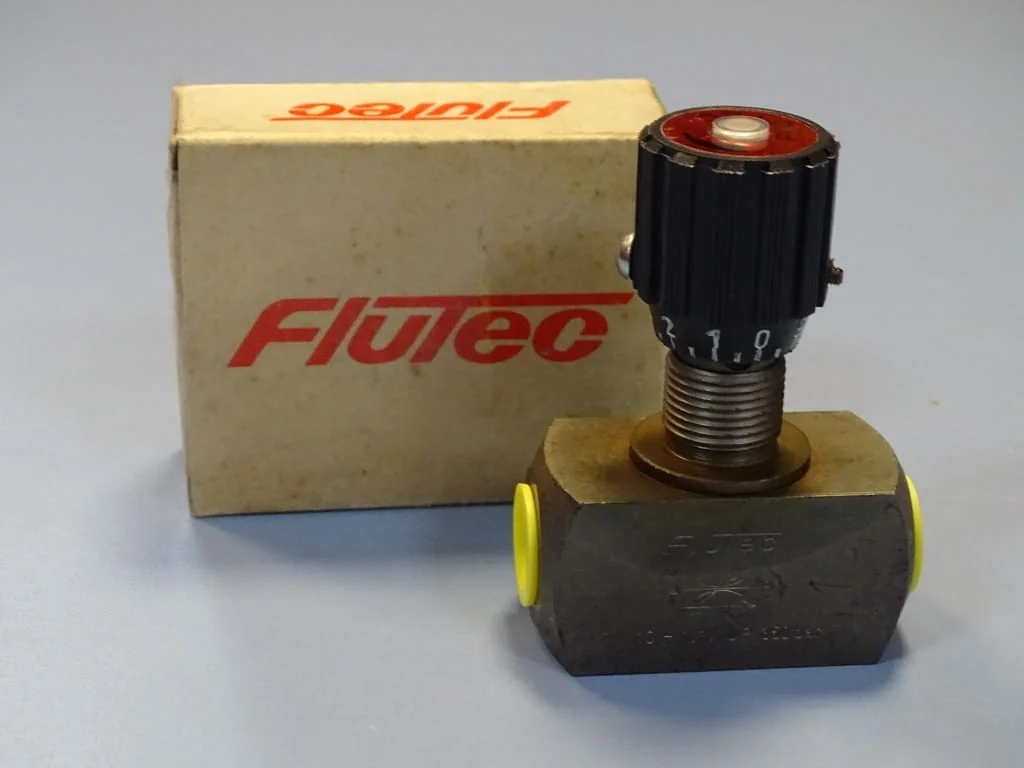 Хидравличен дросел Flutec DV10-1.1/OP flow control valve 350Bar — снимка 7