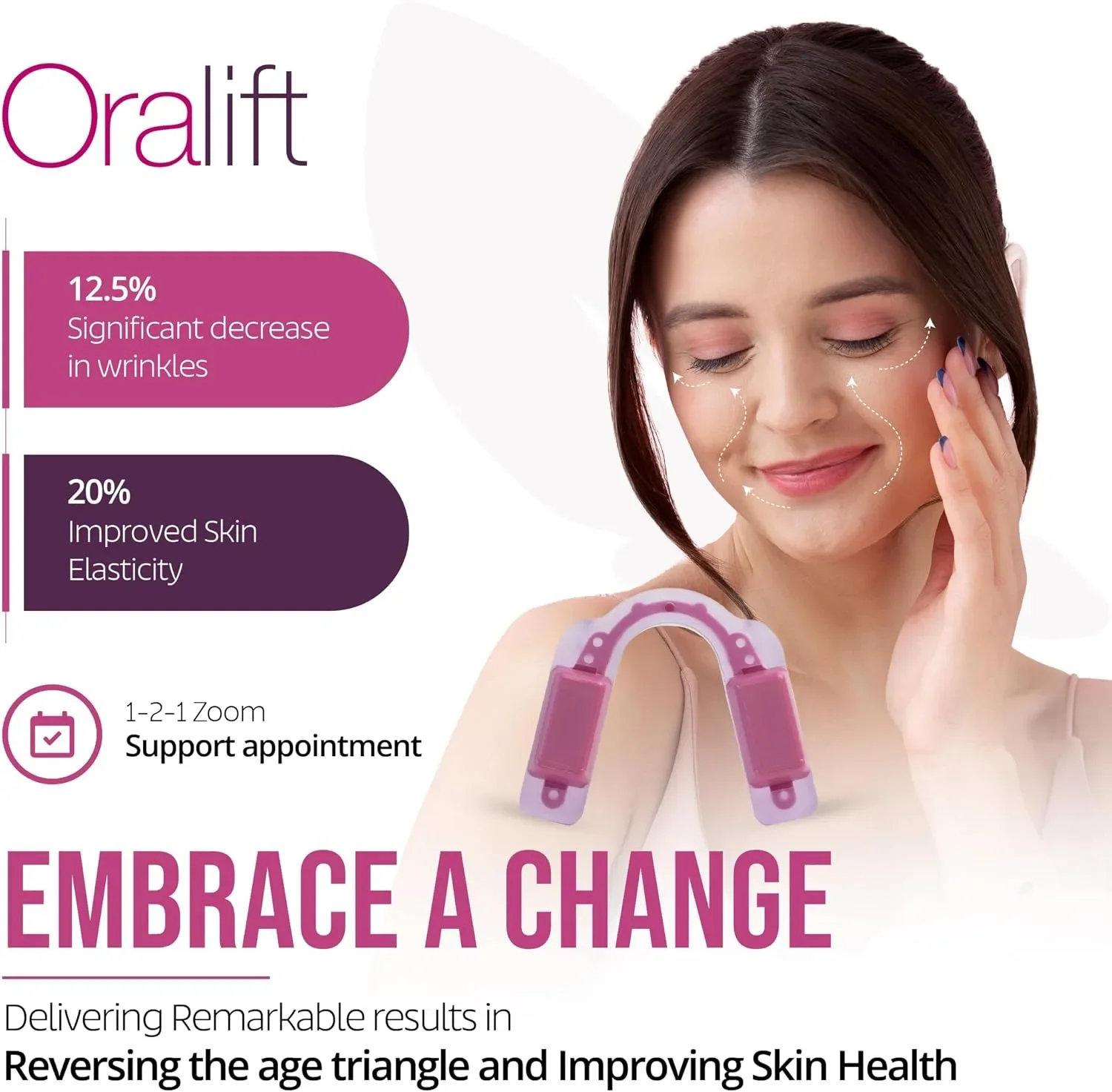 Oralift Premium – лифтинг устройство за лице против стареене (Touch Test комплект) — снимка 5