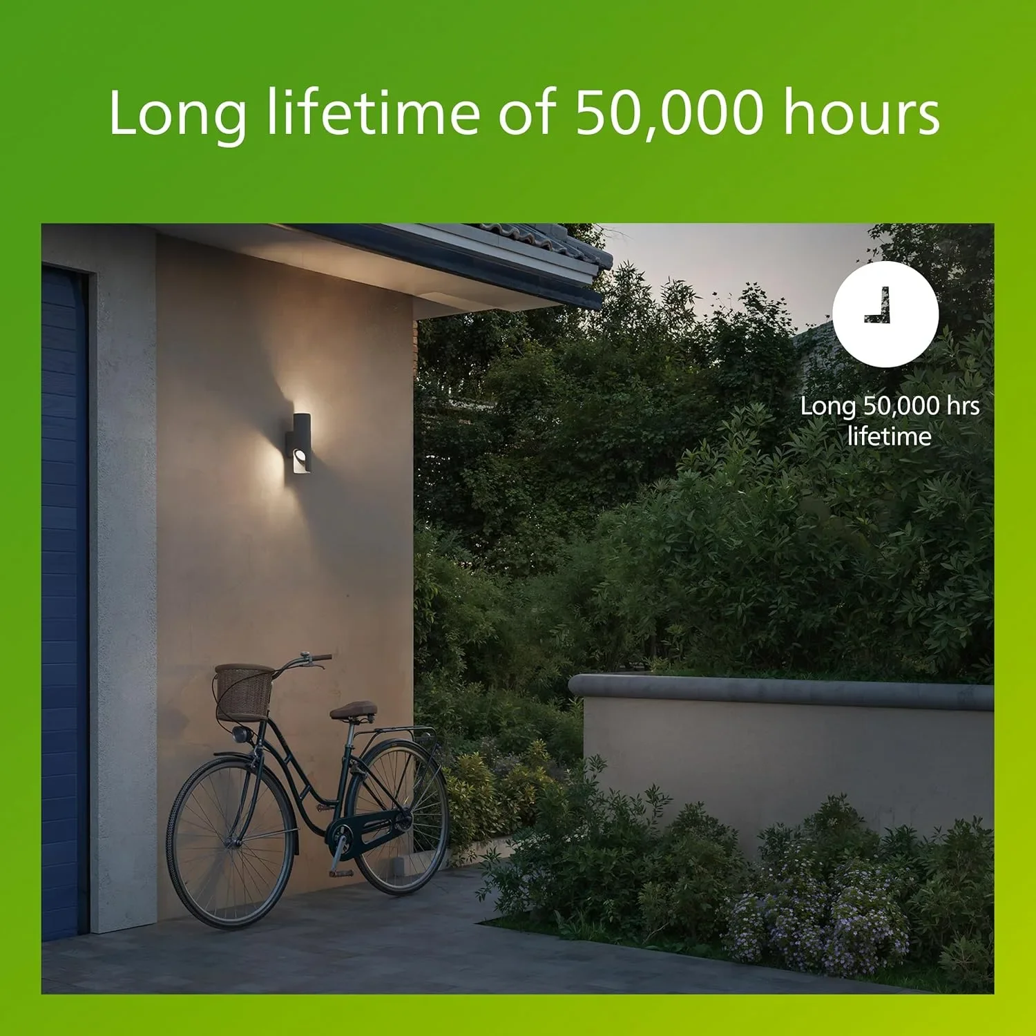 Външна LED стенна лампа Philips Fira UltraEfficient, 800 lm, 2700K, PowerShield, IP44 — снимка 4