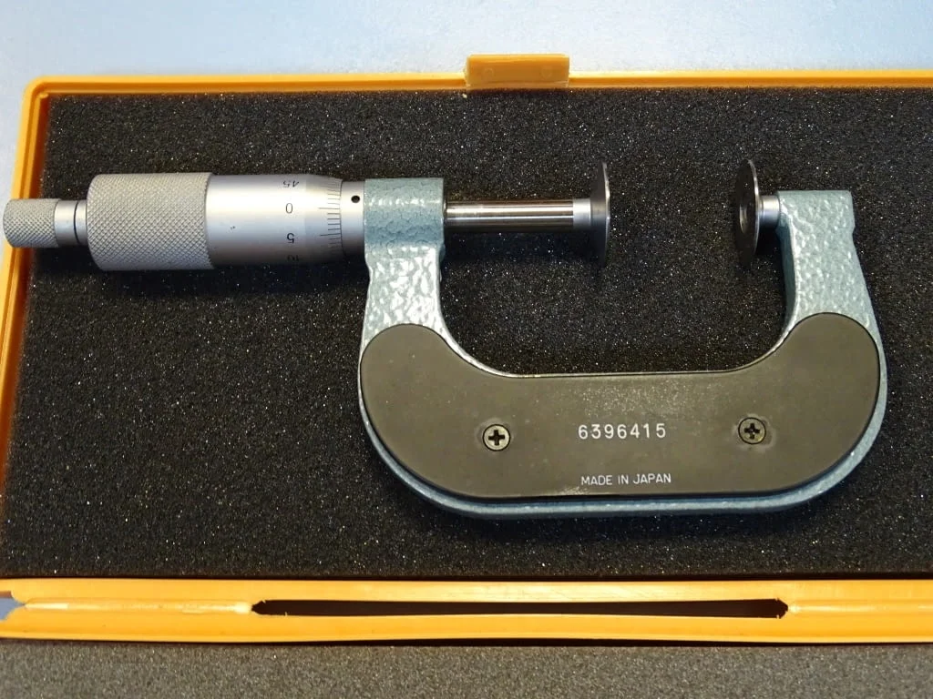 Микрометър дисков Mitutoyo 123-102 (GMA-50) 25-50mm disk micrometer — снимка 4