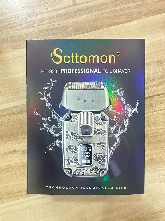 Scttomon Електрическа самобръсначка с фолио, тример за брада, коса, безжична, водоустойчива — снимка 10