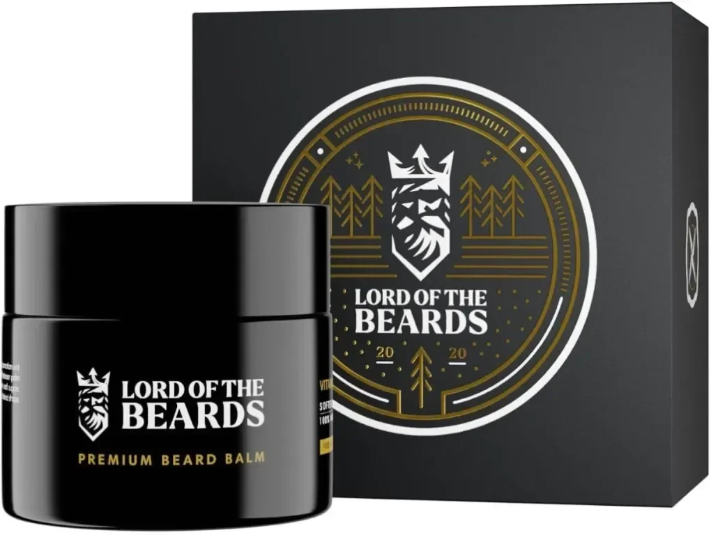 LORD OF THE BEARDS Балсам за брада за мъже, ароматизиран, немазен, с масло от манго и ший – 50 ml
