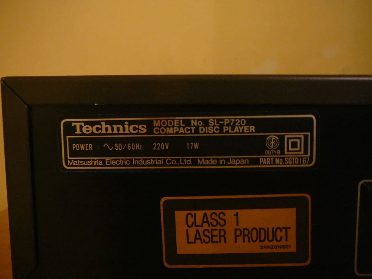 Technics sl-p720 — снимка 8