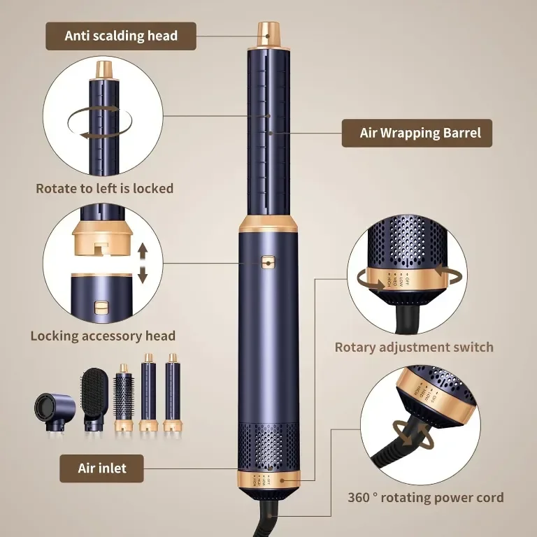 Многофункционален комплект Air Styler 5 в 1 — снимка 3