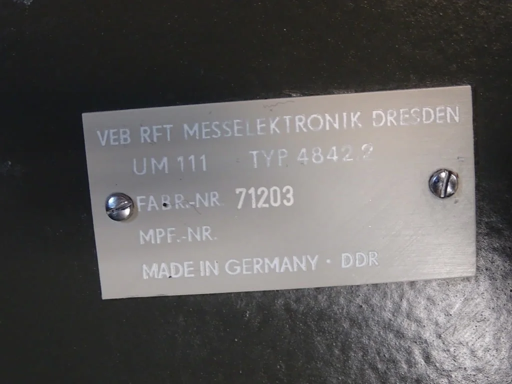 Универсален измервателен уред RFT VEB universalmesseinrichtung UM111 — снимка 8